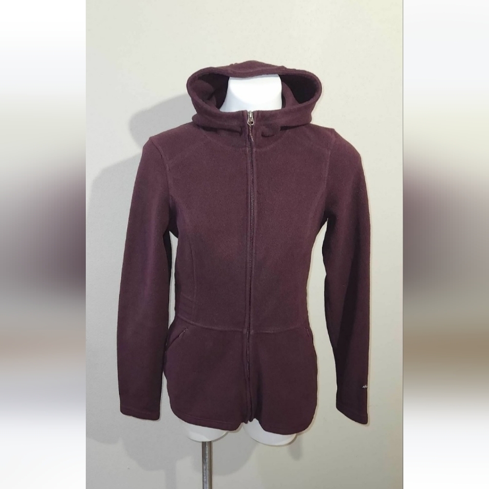 Eddie Bauer Full Zip Fleece Hoodie Women's Size Small